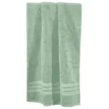 Erwin Müller Handtuch Bio Handtuch "Tübingen", Walk-Frottier Uni grün 50 cm x 80 cm