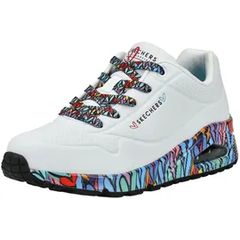 SKECHERS Uno Ravaged Love Damen Weiß 40