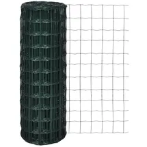 vidaXL Maschendraht Gitterzaun 25 x 80 cm Grün/Stahl