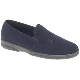 Sleepers - Herren Hausschuhe "Frazer", Synthetisches Wildleder DF2021 (48 EU) (Marineblau) - Blau - 48