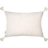 Tom Tailor Kissenhülle T-FLUFFY Stripe", Cremeweiß - 40 x 60 cm - mit Reißverschluss