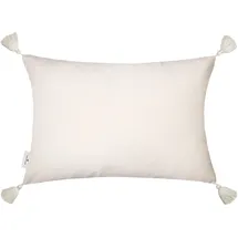 Tom Tailor Kissenhülle T-FLUFFY Stripe", Cremeweiß - 40 x 60 cm - mit Reißverschluss