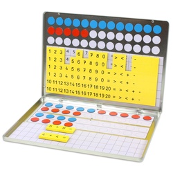 Betzold Lernspielzeug Rechen-Magnetbox - Mathe Rechnen lernen Kinder Grundschule ZR 20 bunt