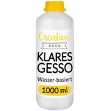 Creative Deco Gesso 1 St. 1 L Transparent/Weiß