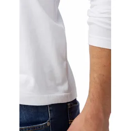 MAN'S WORLD Langarmshirt »neue Farbe ", 3er-Pack, Langarm, unifarben, aus Baumwolle, im 3er-Pack, Gr. 40/42 (XS), weiß, , 684682-40