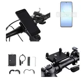 K-S-Trade Smartphone-Halterung für Samsung Galaxy A17 5G, (Handyhalterung das Fahrrad Halter Lenkstange Fahrradhalterung) schwarz