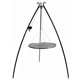 Cook King Schwenkgrill 200 cm inkl. Grillrost Ø 50 cm + Kurbel Rohstahl
