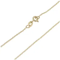 Bella Carina Goldkette Goldkette 1,1 mm Rolo, Gliederkette 585 Gold 14 Karat, 585 Gold 42
