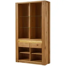 MASSIVMOEBEL24.DE Bücherregal 113 x 40 x 205 cm Braun