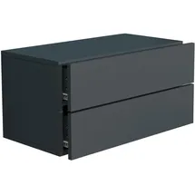 VCM Nachtschrank Usal 60 x 32 x 30 cm Grau