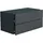 VCM Nachtschrank Usal 60 x 32 x 30 cm Grau