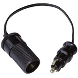 BAAS Adapterkabel BA14 Passend für (Details) Normsteckdosen, Zigarettenanzünderstecker Adapter 12 oder 24 V/DC