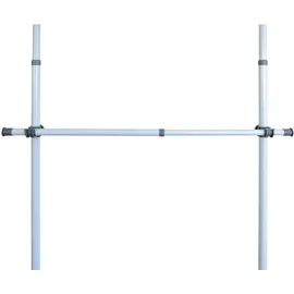 Wenko Herkules Kleiderstange 165,0 x 3,0 x 3,0 cm grau weiß