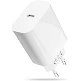 20W USB C Adapter, USBC Netzteil Ladegerät für iPhone 16/16Pro/16Pro Max/16Plus/15Pro/15Pro Max/15Plus/15/14/13/12/11 SE, iPad, Ladeadapter USB C PD3.0 Stecker Charger Netzstecker Schnellladegerät