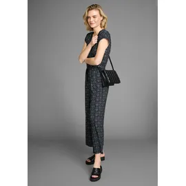 LAURA SCOTT Jumpsuit mit filigranem Alloverprint schwarz
