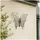 Hti-Living Metall Wanddekoration Schmetterling 44x35 cm dekorativ Vintage Look Gartenfigur