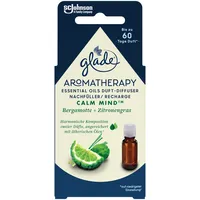 Glade Aromatherapy Essential Oils Duft-Diffuser Calm Mind, Bergamotte + Zitronengras, Aroma Diffuser, 17.4ml