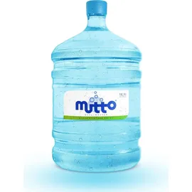 MUTTO Premium Quellwasser 19Liter , für Wasserspender oder Handpumpe frisch abgefüllt.