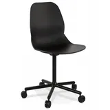 KADIMA DESIGN Bürostuhl Ergonomisch Plastik | Komfort Design in Schwarz | Gr.: onesize