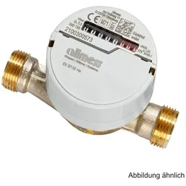 Allmess Wohnungswasserzähler Aufputz EV 3/80-V TU6 +m DN15 Q