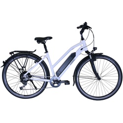 Hawk Bikes E-Bike Damen »e-Trekking Lady Bafang« - hellgrau