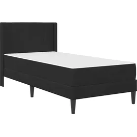 vidaXL 90 x 200 cm Schwarz