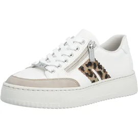 Rieker Plateausneaker Beige/Weiß Damen 39