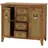 Mendler Apothekerkommode 80 x 91 x 40 cm Vintage Rattanoptik / Beige