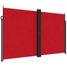 furnicato Seitenmarkise 200 x 600 cm Rot Stahl
