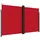 furnicato Seitenmarkise 200 x 600 cm Rot Stahl