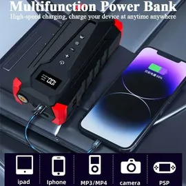 mlux Kompressor Starthilfe Powerbank 6000A