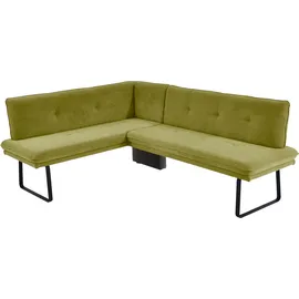 K+W Komfort & Wohnen Eckbank 157 x 87 x 207 cm olive