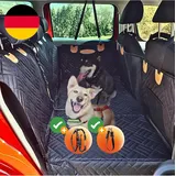 Hundedecke Auto Rückbank „Nalu“ – Extra Breite, Verstärkte Liegefläche, Wasserdi
