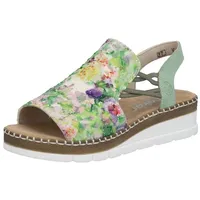 Rieker Sandalette Damen Mint/Mehrfarbig 37