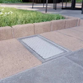 PRIOS Ewgenie LED-Bodeneinbauleuchte, 20 x 10 cm