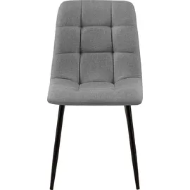 CLP Esszimmerstuhl Tilde Polyester grau 4er Set