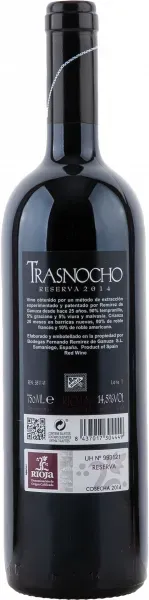 Transnocho Reserva Remirez de Ganuza 2014