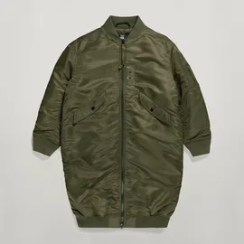 G-Star Long Bomber Jacke - Grün - Damen - L