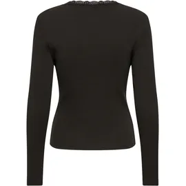 Only Onlsara Sharai L/S V-Neck Top Shirt Braun S