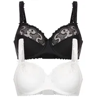 FELINA 2er Pack Bügel BH in schwarz weiss |
