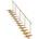 75 cm Edelstahl/Holz/Metall/Stahl