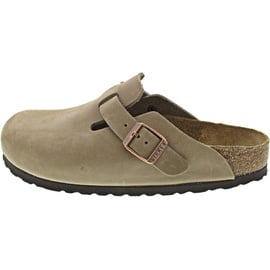 Birkenstock Boston Nubukleder geölt schmal tabacco brown 43