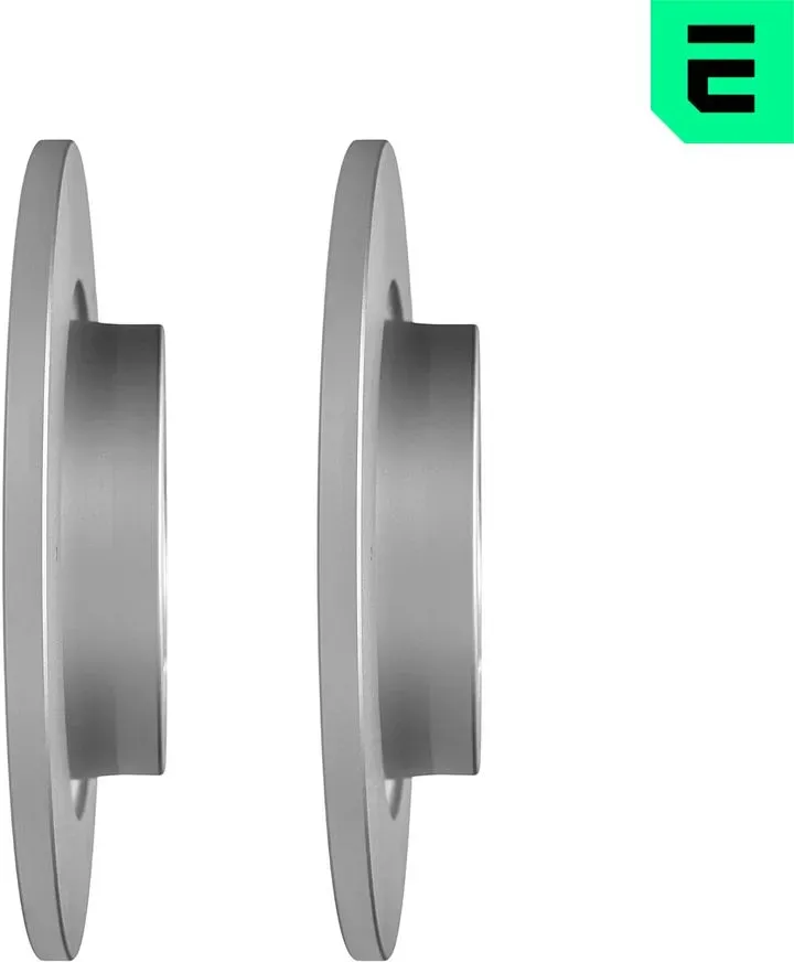 OPTIMAL Bremsscheibe bs0222hc Hinterachse voll 295mm 12mm für Mercedes