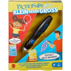 Mattel - Zeichenspiel - Pictionary Air KLEIN gegen GROSS
