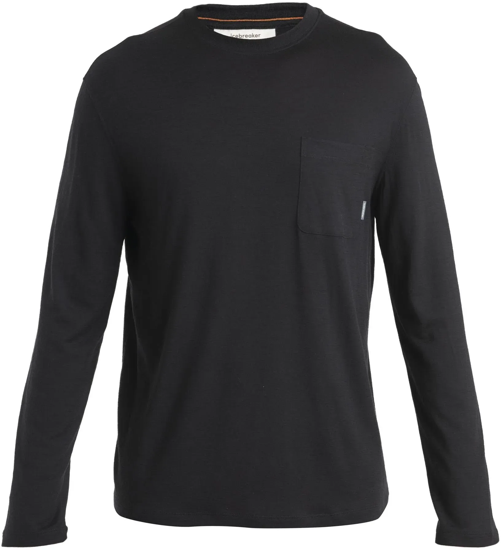 Icebreaker Herren Merino 150 Tech Lite III Relaxed Pocket Longsleeve - XXL - Black