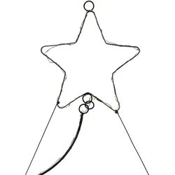 ECD Germany LED Weihnachtsbaum Lichterbaum Weihnachtsdeko Tannenbaum warmweiß 150 LEDs 150cm