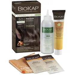 BIOKAP Haarfarbe Nutricolor Delicato Rapid Natur Kastanien Hellbraun 5.0 135 ml