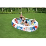 BESTWAY Family Pool Elliptic Schwimmbecken Swimmingpool Gartenpool Planschbecken