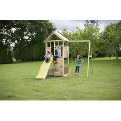 WENDITOYS Kletterspielturm »Biene«, BxHxT: 270 x  270 x  280 cm, natur - braun