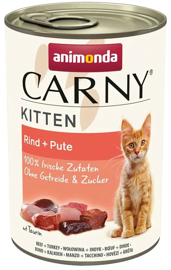 Animonda Carny Cat - Dose Kitten Rind & Pute 12x400g